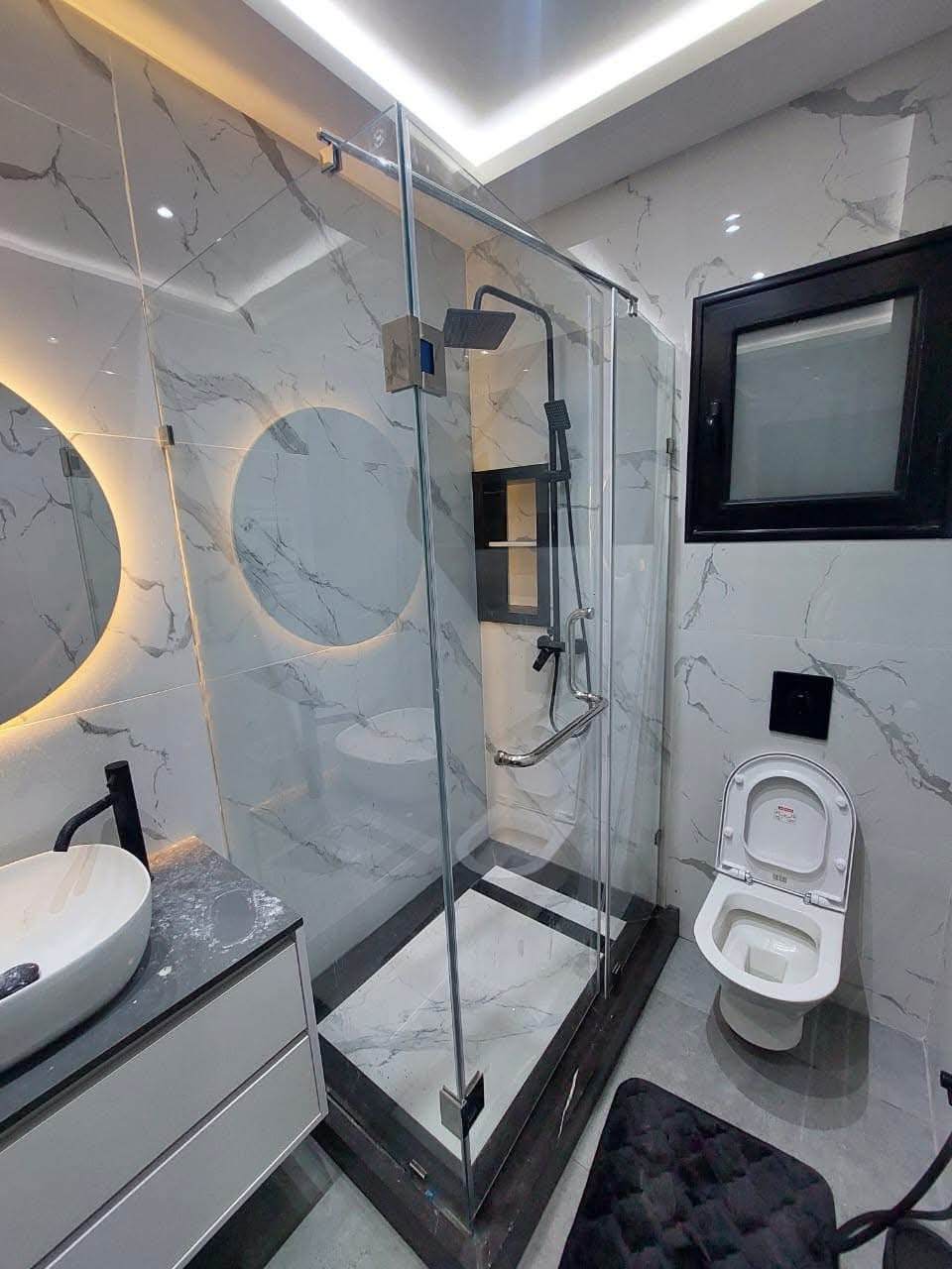 Cabines de douche modernes
